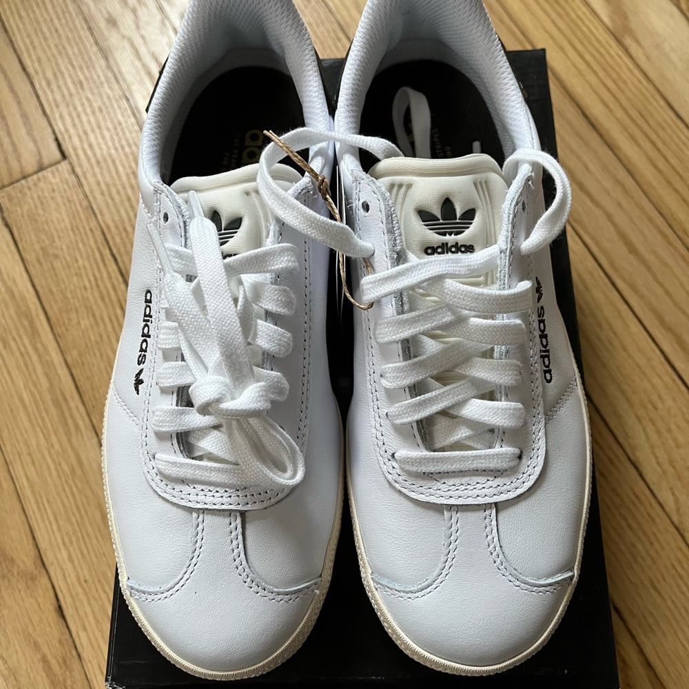 NWT Adidas Gazelle ADV- brand new. Love them, but they wound up being too big!